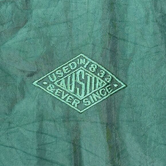 Vtg Champion Pullover Jacket Men's Large Green Windbreaker Austin Powder Company - Picture 6 of 14